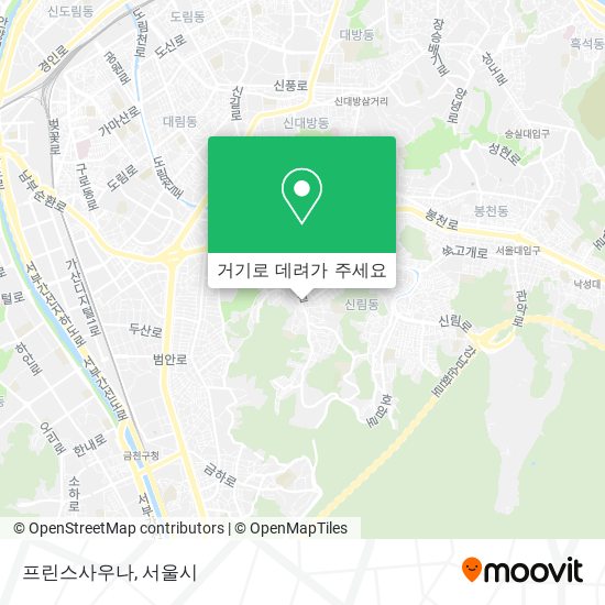 프린스사우나 지도