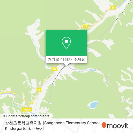 상천초등학교유치원 (Sangcheon Elementary School Kindergarten) 지도