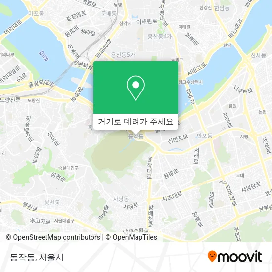 동작동 지도