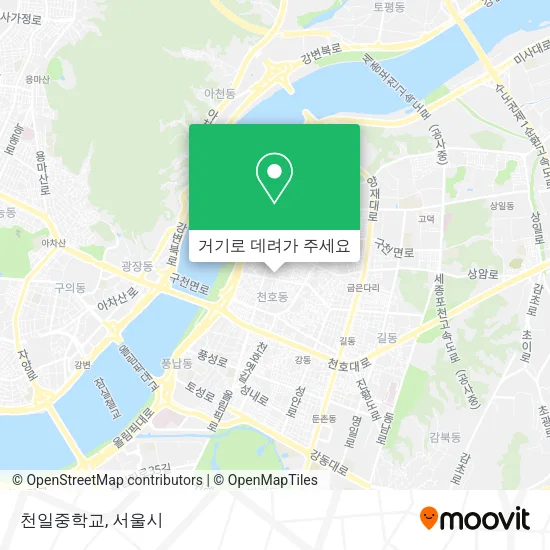 천일중학교 지도