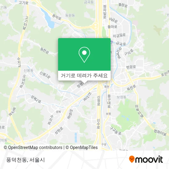 풍덕천동 지도