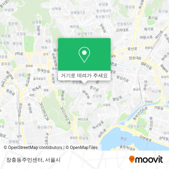 장충동주민센터 지도