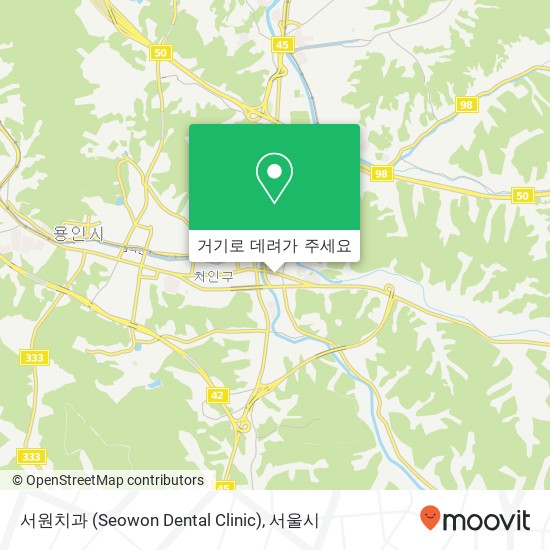 서원치과 (Seowon Dental Clinic) 지도