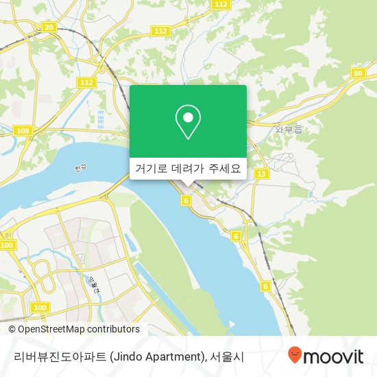 리버뷰진도아파트 (Jindo Apartment) 지도