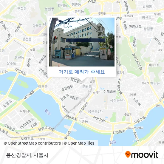 용산경찰서 지도