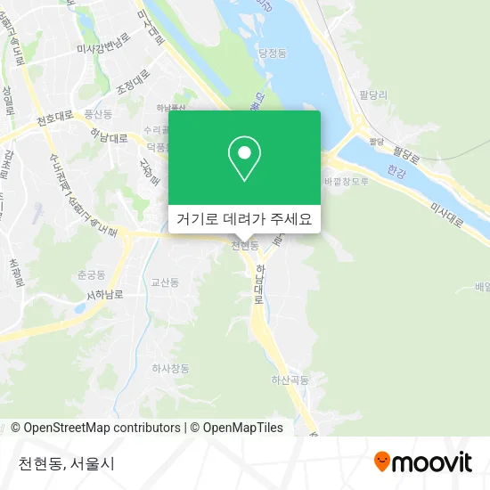 천현동 지도