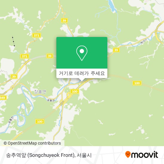송추역앞 (Songchuyeok Front) 지도
