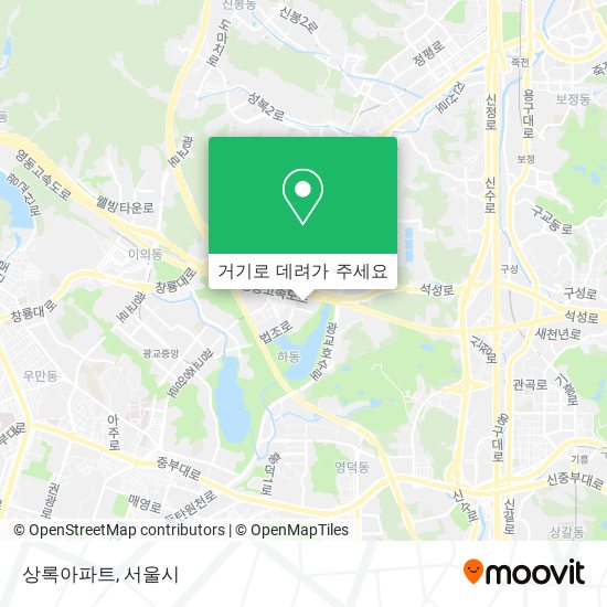 상록아파트 지도