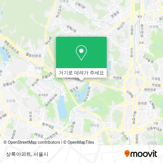 상록아파트 지도