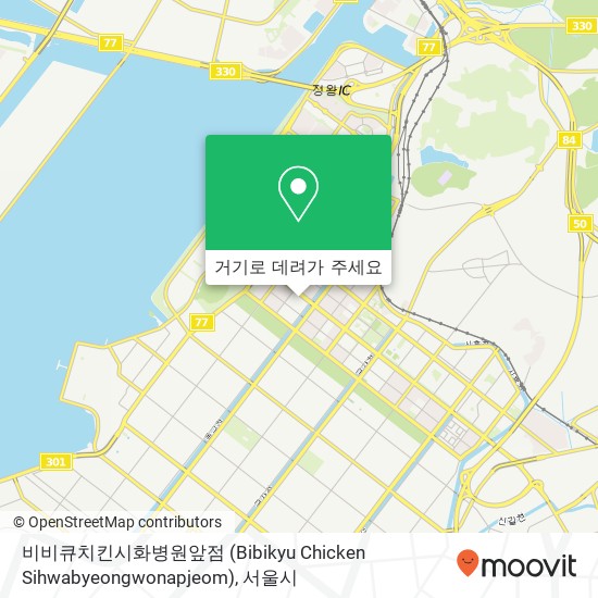 비비큐치킨시화병원앞점 (Bibikyu Chicken Sihwabyeongwonapjeom) 지도