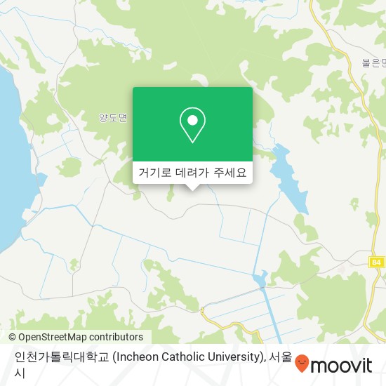 인천가톨릭대학교 (Incheon Catholic University) 지도