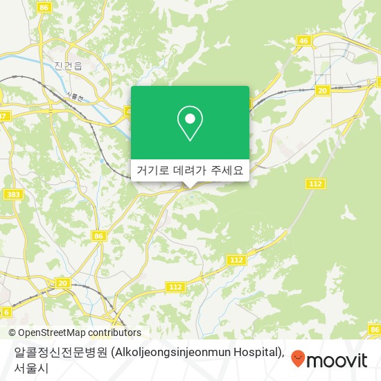 알콜정신전문병원 (Alkoljeongsinjeonmun Hospital) 지도
