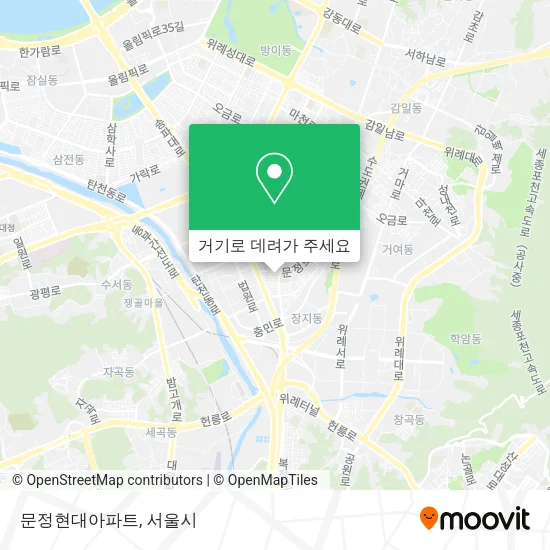 문정현대아파트 지도