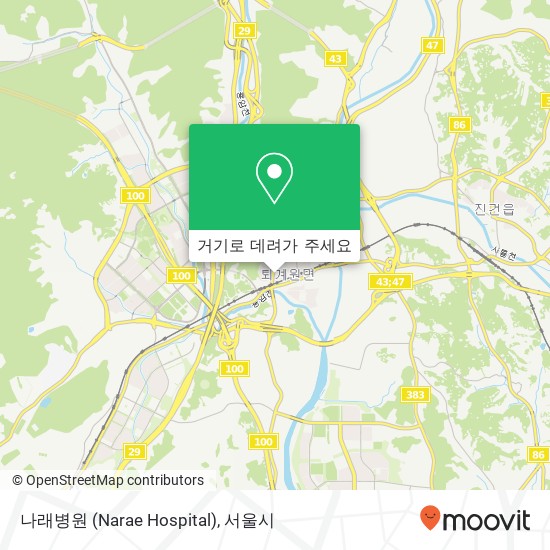 나래병원 (Narae Hospital) 지도