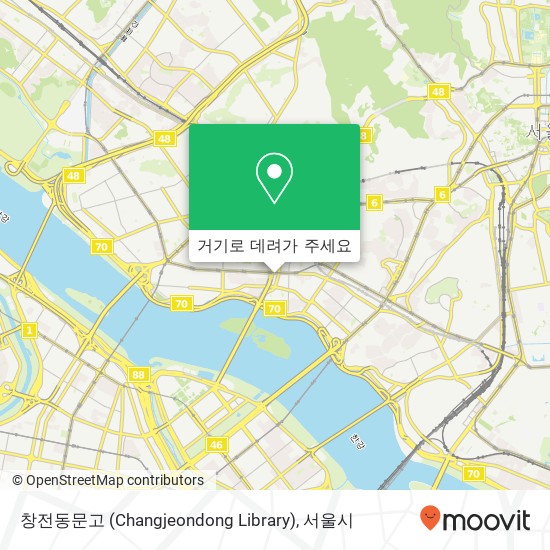 창전동문고 (Changjeondong Library) 지도
