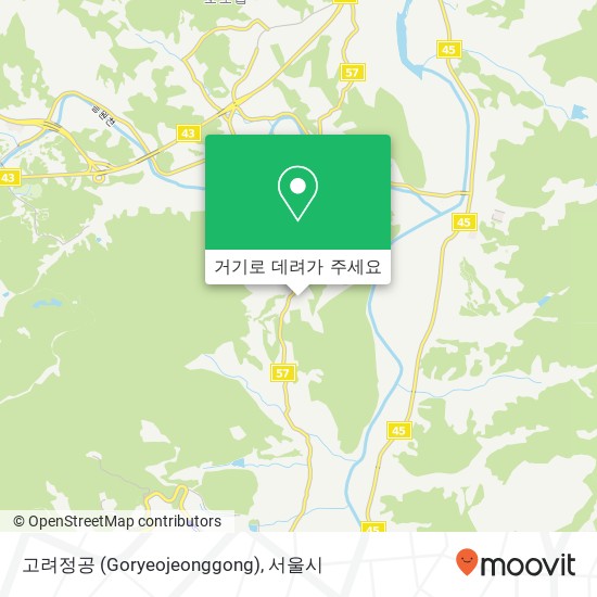 고려정공 (Goryeojeonggong) 지도
