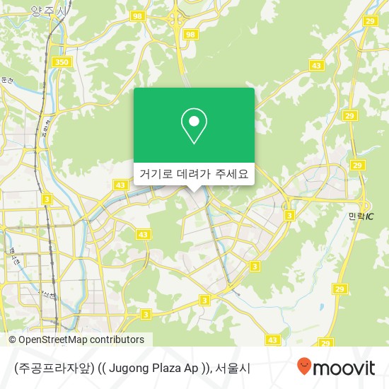 (주공프라자앞) (( Jugong Plaza Ap )) 지도