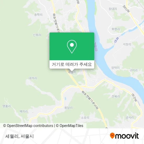 세월리 지도