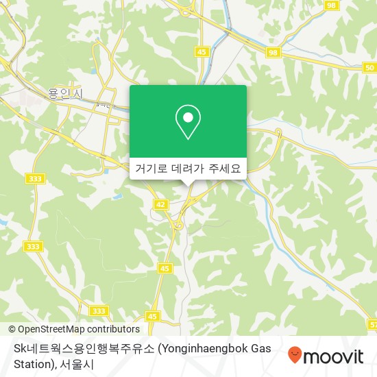 Sk네트웍스용인행복주유소 (Yonginhaengbok Gas Station) 지도