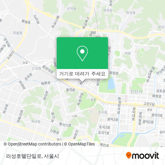 라성호텔단일로 지도