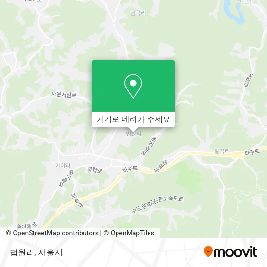 법원리 지도