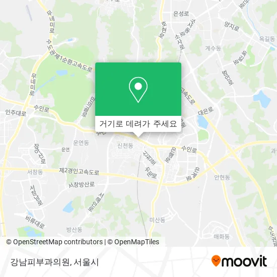 강남피부과의원 지도