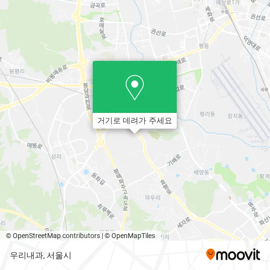 우리내과 지도