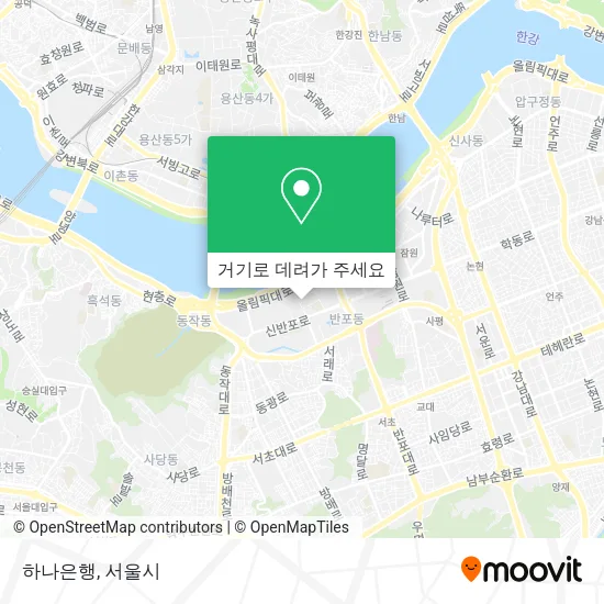 하나은행 지도