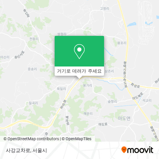 사강교차로 지도