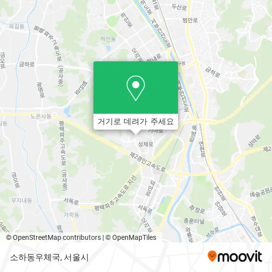 소하동우체국 지도