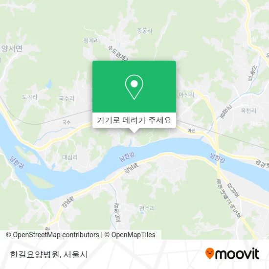 한길요양병원 지도