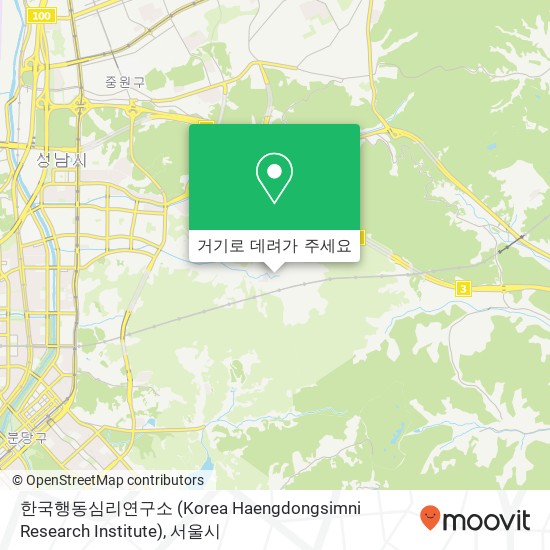 한국행동심리연구소 (Korea Haengdongsimni Research Institute) 지도