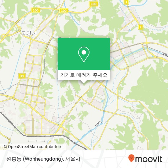 원흥동 (Wonheungdong) 지도