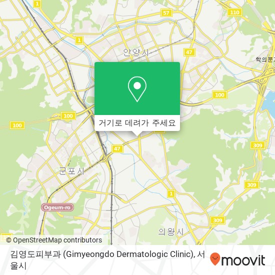 김영도피부과 (Gimyeongdo Dermatologic Clinic) 지도
