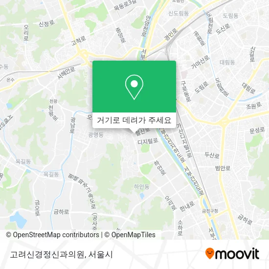 고려신경정신과의원 지도