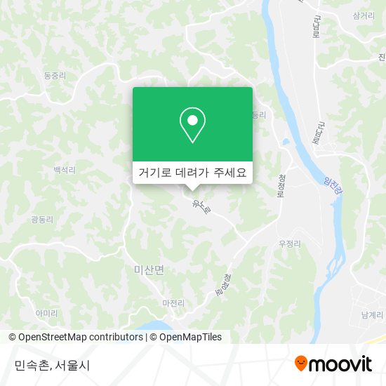 민속촌 지도