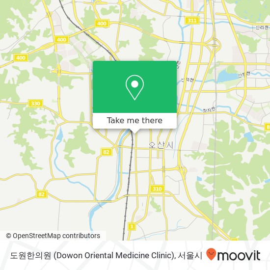 도원한의원 (Dowon Oriental Medicine Clinic) 지도