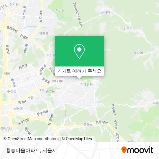 황송마을아파트 지도