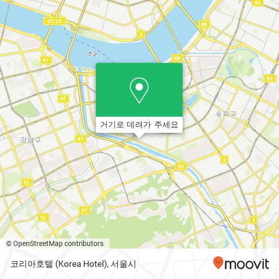 코리아호텔 (Korea Hotel) 지도