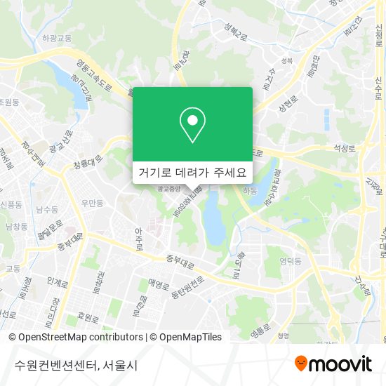 수원컨벤션센터 지도