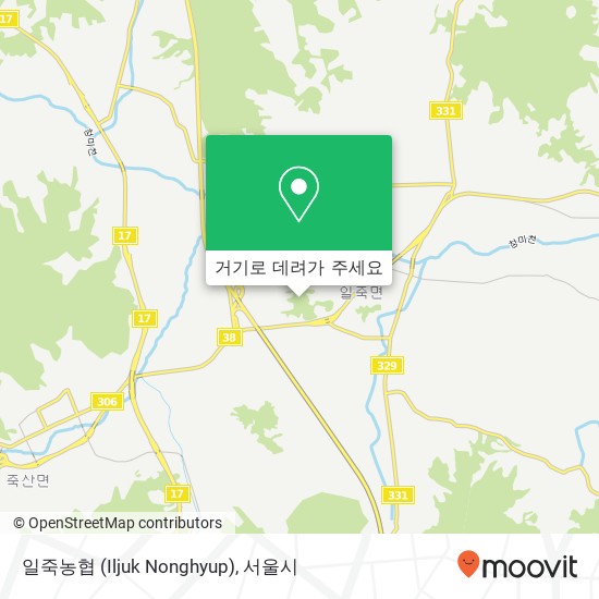 일죽농협 (Iljuk Nonghyup) 지도
