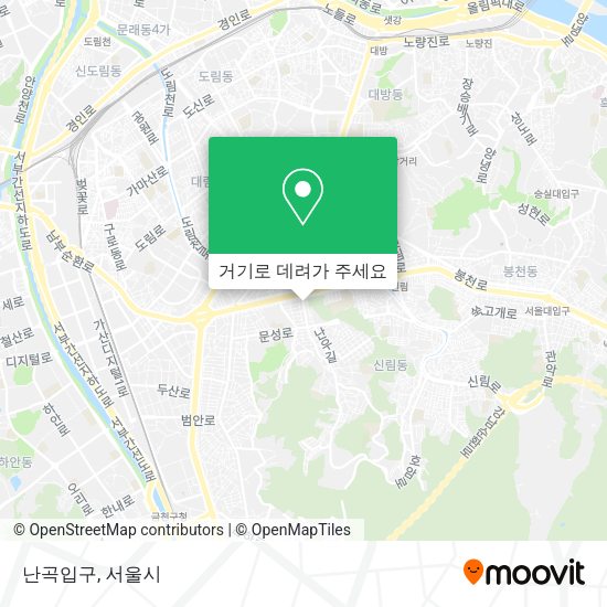 난곡입구 지도