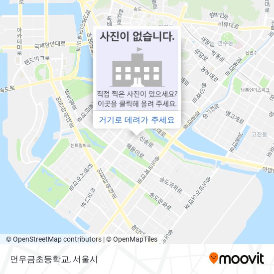 먼우금초등학교 지도