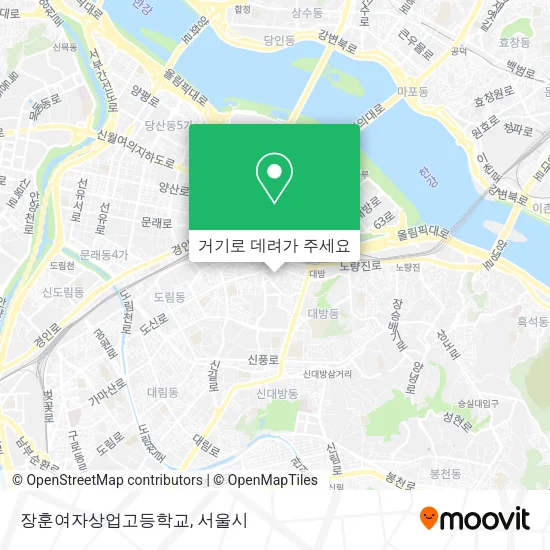 장훈여자상업고등학교 지도