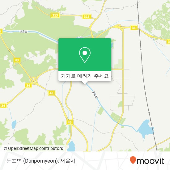 둔포면 (Dunpomyeon) 지도