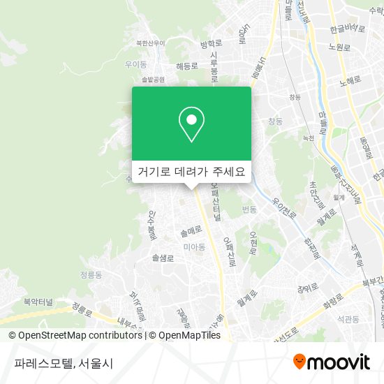 파레스모텔 지도