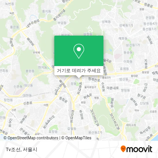 Tv조선 지도