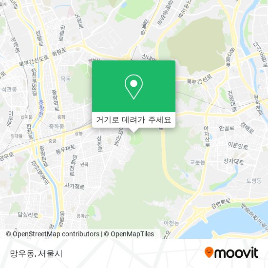 망우동 지도