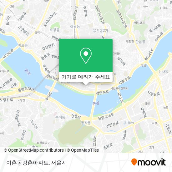 이촌동강촌아파트 지도