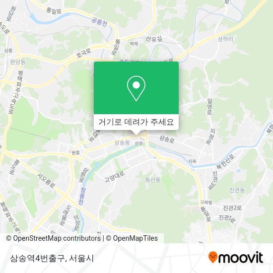 삼송역4번출구 지도
